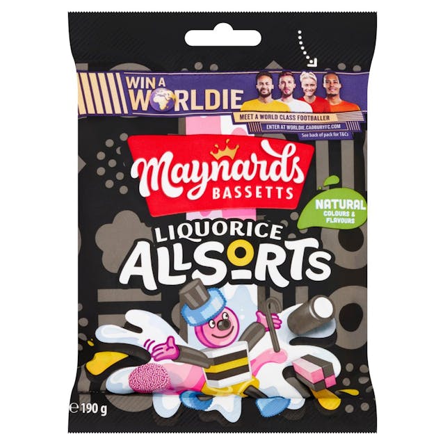 Liquorice Allsorts Sweets Bag