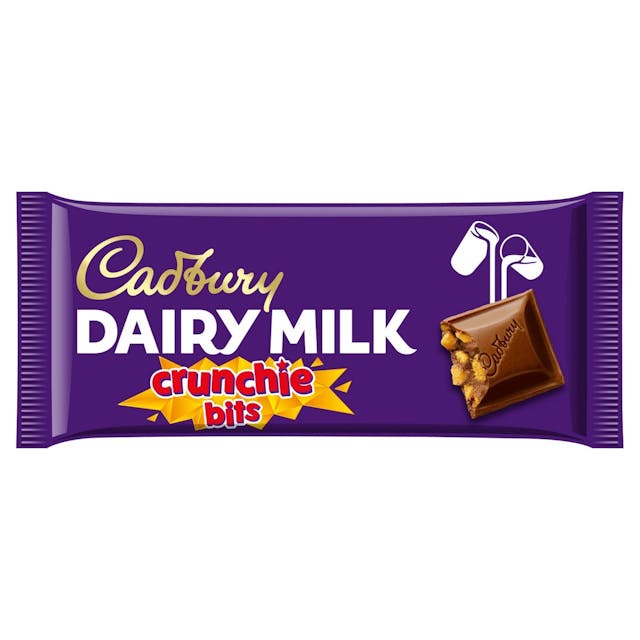 Dairy Milk Crunchie Bits Chocolate Bar