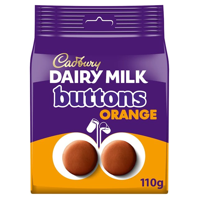 Dairy Milk Giant Orange Buttons Chocolate Bag