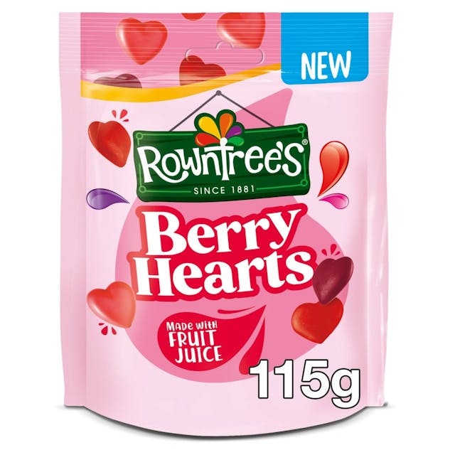 Berry Hearts Sweets Sharing Bag