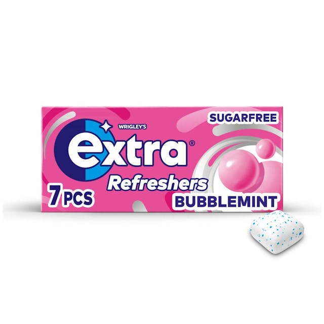 Bubblemint Sugar Free Chewing Gum Handy Box