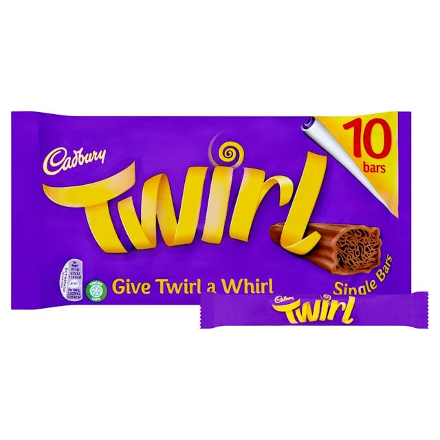 Twirl Single Chocolate Bars Multipack