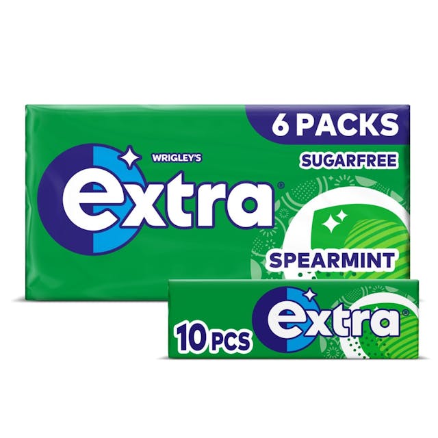 Spearmint Sugarfree Chewing Gum